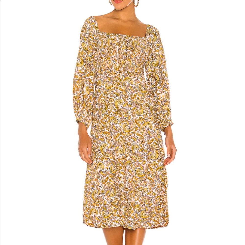 Faithfull the brand Floral La Romarine Midi Dress